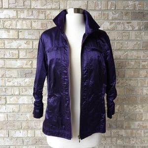 Chico’s Jacket  Zip Front 3/4 Sleeves Size 1 🌸